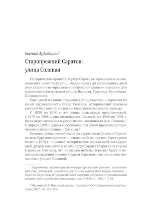 Улица Соляная. От волжских пристаней до Московских ворот. Путеводитель
